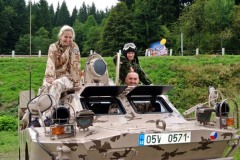 Špindlerova bouda BRDM-2 radiostanice OK1PM Krkonoše plavby